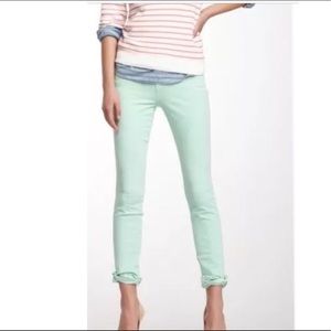 Gap Always Skinny Jeans Mint Green Size 33/16  NWT